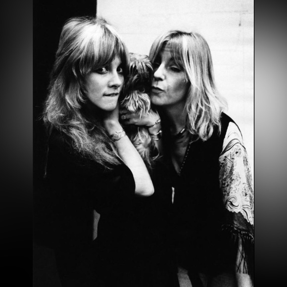 STEVIE NICKS and Christine McVie Vintage FLEETWOOD MAC 8X10 Framed Photo 1970’s - Picture 1 of 7